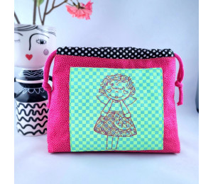 Stickdatei - Blumenfee Line Art